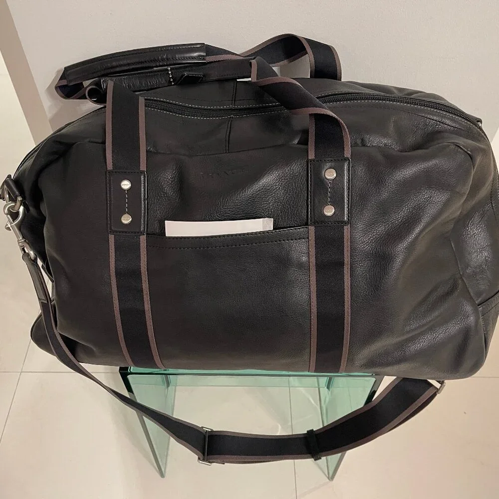 Dark Brown Coach Weekend Duffel Bag